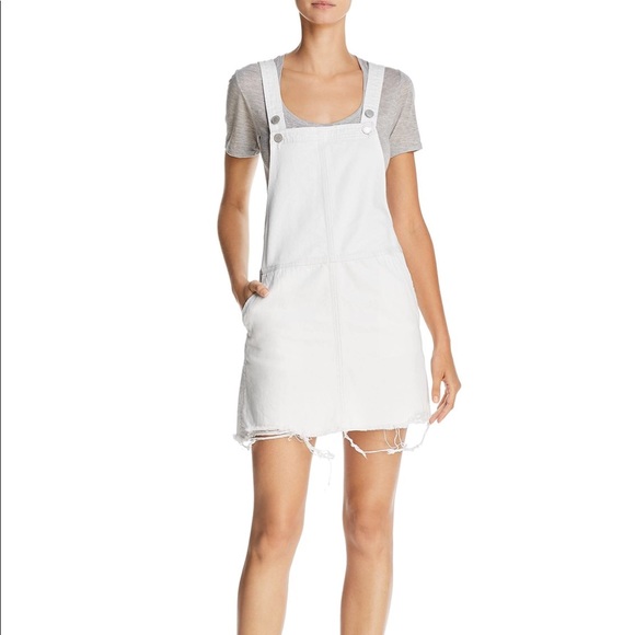 Blank NYC White Jean Overalls Dress - Picture 3 of 4